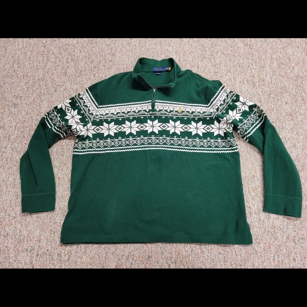 Polo Ralph Lauren Fair Isle Snowflake Sweater XL